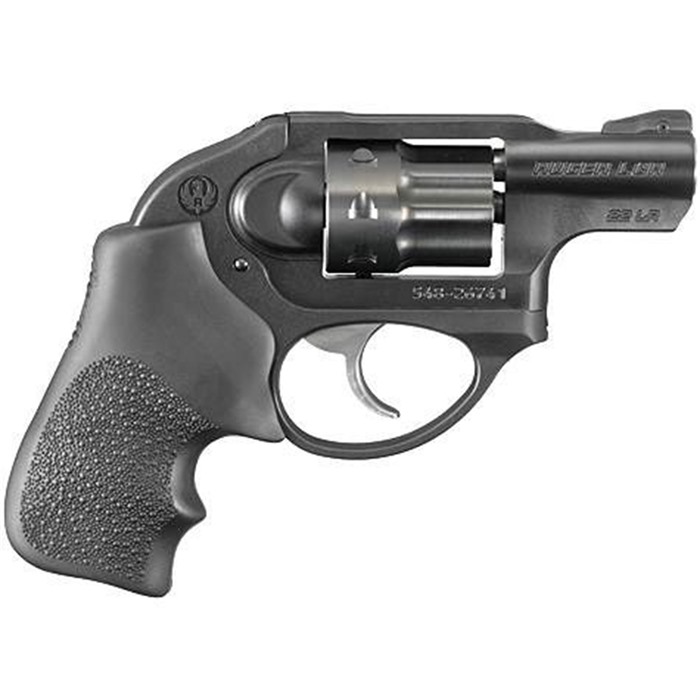 Ruger 5414 LCR 22 WMR Revolver: Lightweight, 1.875" Barrel, 6-Round, Matte Black Finish, Ionbond Diamondblack Cylinder, Hogue Tamer Grip