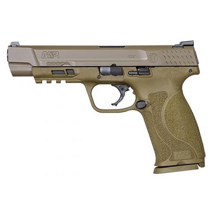 Smith & Wesson M&P9 M2.0 Pistol 9mm 5" Barrel 17 Rd Flat Dark Earth Finish - Smith & Wesson - 9 mm Luger