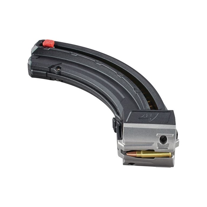 Butler Creek Savage A22 Magazine: 22 WMR, 25-Round Capacity, Polymer Body, Stainless Steel Spring, Black Finish