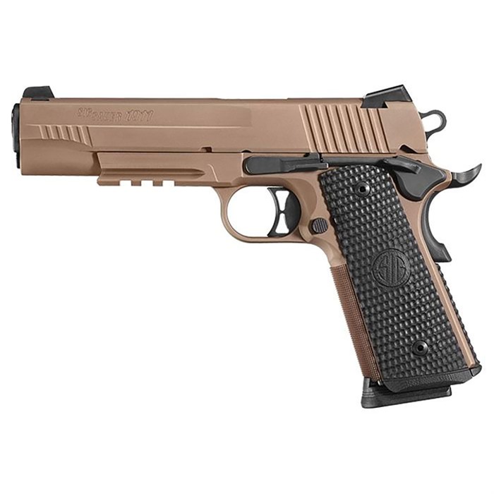 Sig Sauer 1911 Emperor Scorpion 45 ACP 5" 8+1 FDE PVD Stainless Steel
