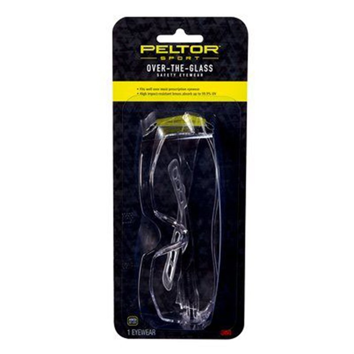 3M COMPANY PELTOR SPORT OVER-THE-GLASS EYEWEAR CLEAR