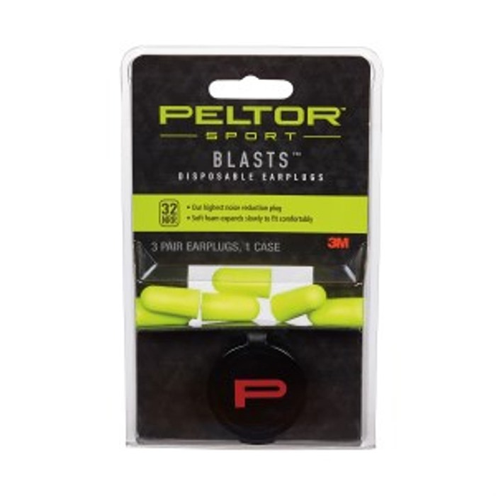 3M COMPANY PELTOR SPORT BLASTS DISPOSABLE EARPLUGS