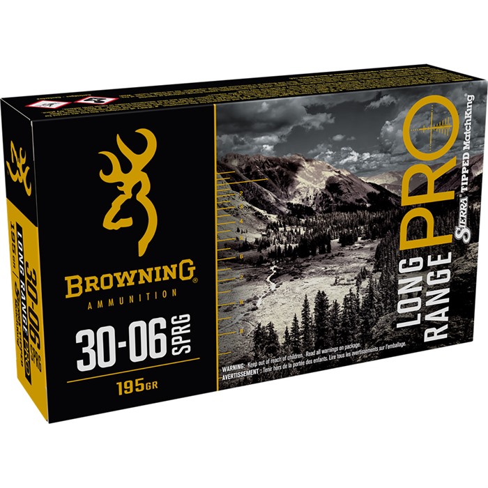 Browning Long Range Pro 30-06 Springfield 195 gr Sierra MatchKing BTPT Ammo