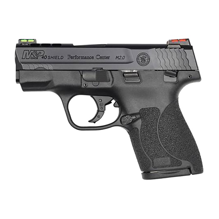 Smith & Wesson Performance Center M&P Shield M2.0 40 S&W 3.10" 6+1,7+1 Black Armornite Stainless Steel Slide Black Polymer Grip (Manual)