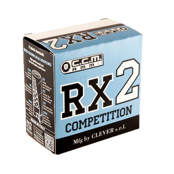 RX 2 COMPETITION 12 GAUGE 2-3/4'' #7.5 SHOT SHOTGUN AMMO