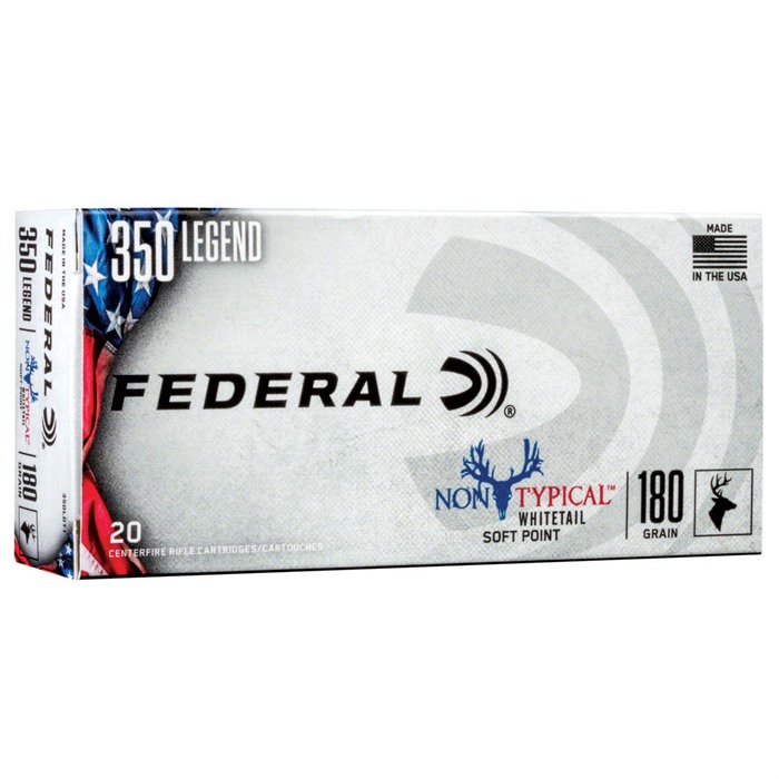 Federal 350LDT1 350 Legend 180GR Soft Point 20-Round Box