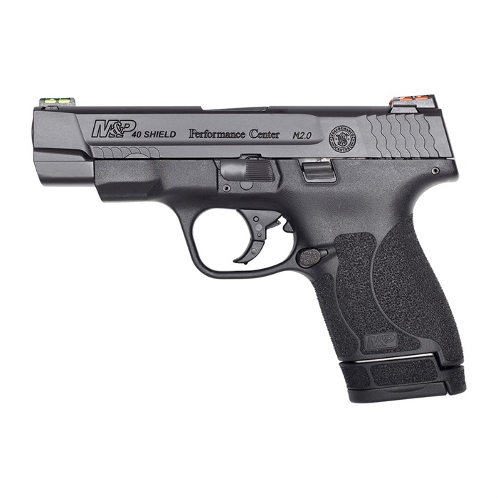 Smith & Wesson Performance Center M&P Shield M2.0 40 S&W 4" 6+1,7+1 Matte Black Armornite Stainless Steel Slide Polymer Grip