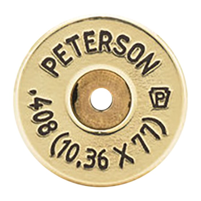 Peterson 40023-I Brass 408 10.36x77mm 200 Box
