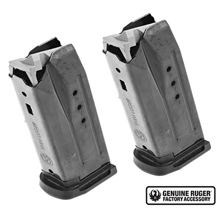 Ruger MAGAZINE FITS SECURITY 9 COMPACT 9MM 10-ROUND 2 PACK