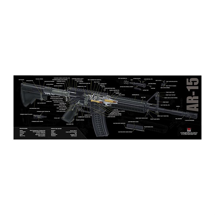 TEK MAT AR-15 3D CUTAWAY MAT