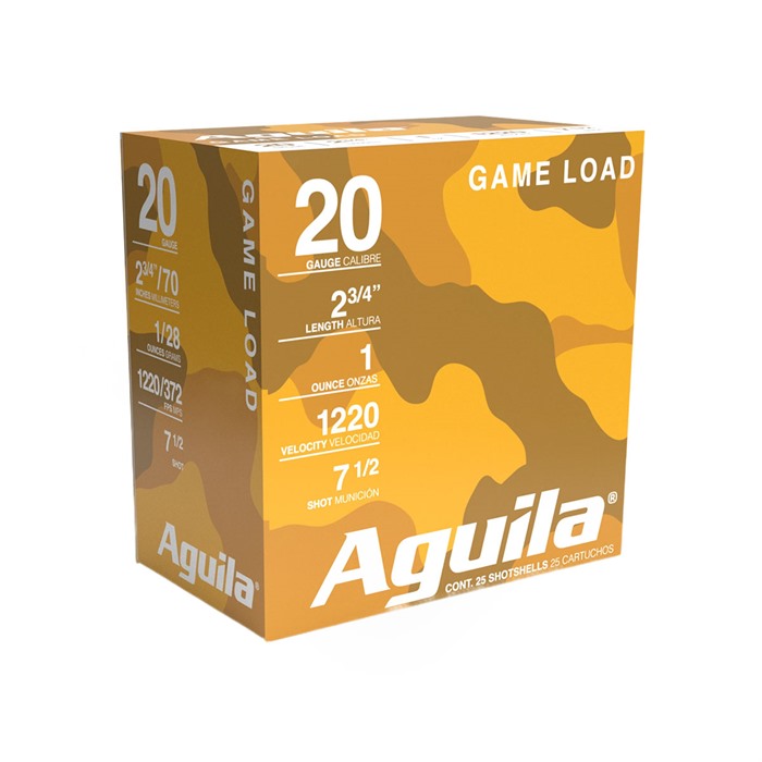 Aguila Ammo 20ga 2-3/4'' 1oz #7.5 25rd