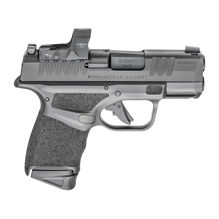 Springfield Armory Hellcat OSP 9mm, 3" Melonite Barrel, Black Polymer Frame, HEX Wasp Sight, 11+1 & 13+1 Capacity