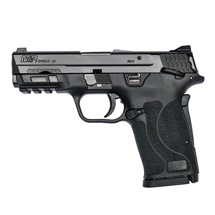 Smith & Wesson M&P Shield EZ M2.0 9mm Luger 3.67" Barrel 8+1, Black Polymer Frame, Picatinny Acc. Rail, Armornite Stainless Steel Slide, TruGlo Tritium Pro Night Sights, Manual Safety