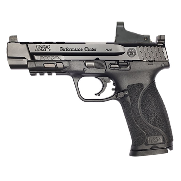 Smith & Wesson M&P Performance Center M2.0 CORE 9mm Luger 5" Ported Barrel 17+1, Black Polymer Frame With Picatinny Acc. Rail, Ported/Optic Cut Armornite Slide, No Manual Safety, Optics Ready