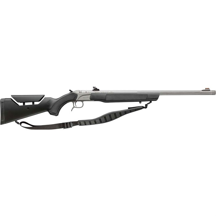 CVA ACCURA MR-X-50CAL-SS/BLACK-26'' BBL-FIBER OPTIC SIGHT-QUAKE SL