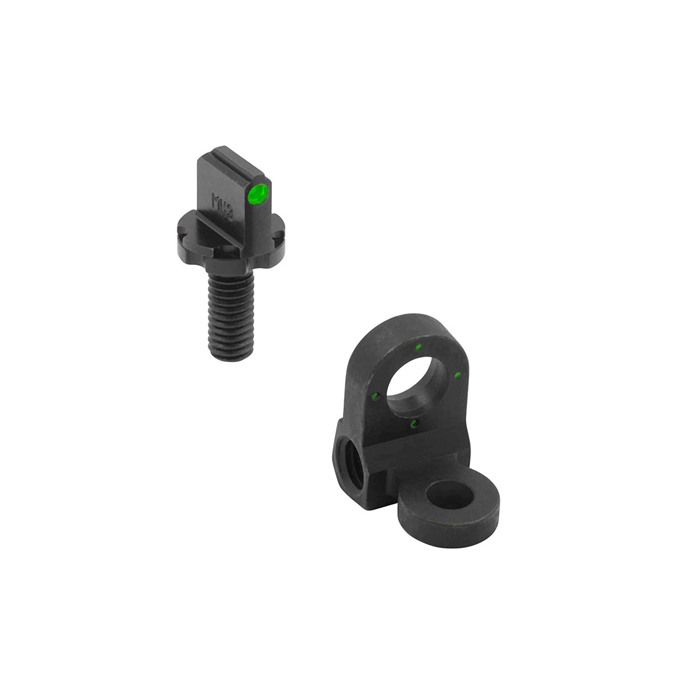 Meprolight 1316193101 AR-15 A1/A2 4 Dot Rear Sight Set Black Tritium