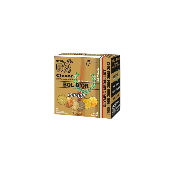 MIRAGE BOL D'OR T4 12 GAUGE 2-3/4'' #8 SHOT SHOTGUN AMMO