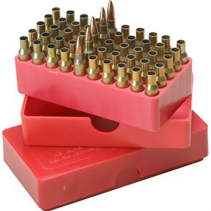 MTM Slip-Top Ammo Box 50 Round Square Hole 45 ACP 41 Mag Caliber
