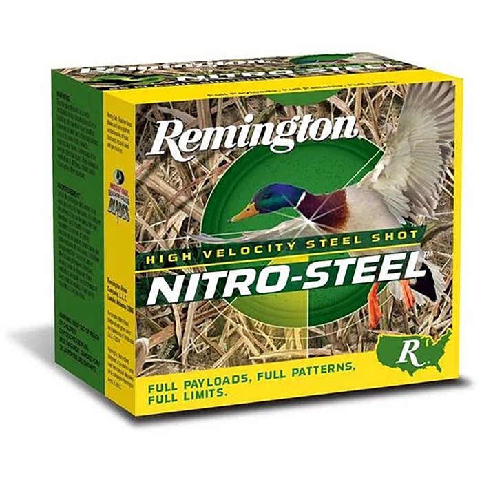 Remington Nitro-Steel 16 Gauge High Velocity, 15/16 oz, 2.75in, 1300 ft/s, #4 Centerfire, 25 Rounds, Lead-Free