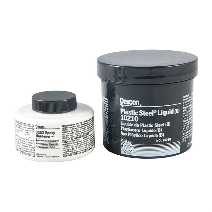 Devcon 230-10210 Express Epoxy Steel Liquid for Metals