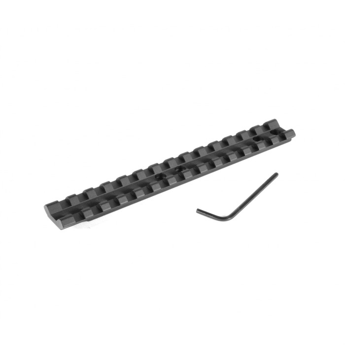 EGW 45310 Scope Base Mossberg 500 Picatinny Rail Matte Black Aluminum