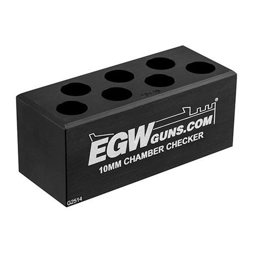 EGW 70135 10mm Auto 7-Hole Cartridge Chamber Checker