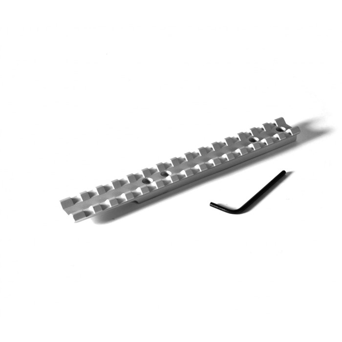 Evolution GUN Works Scope Base Ruger 10-22 Picatinny Rail Silver 46110