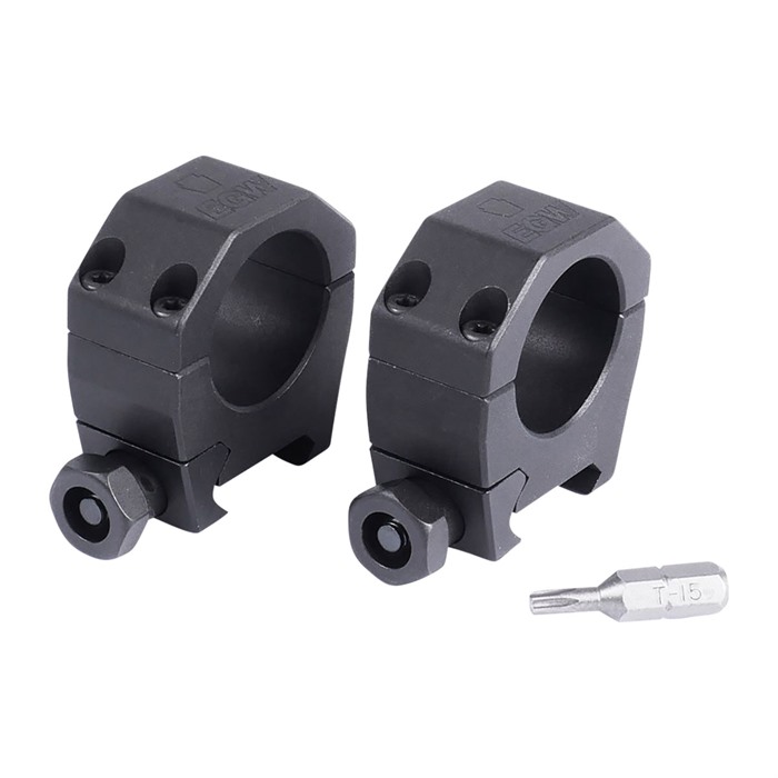 Evolution Gun Works Keystone 1" Rings .850" Low Black