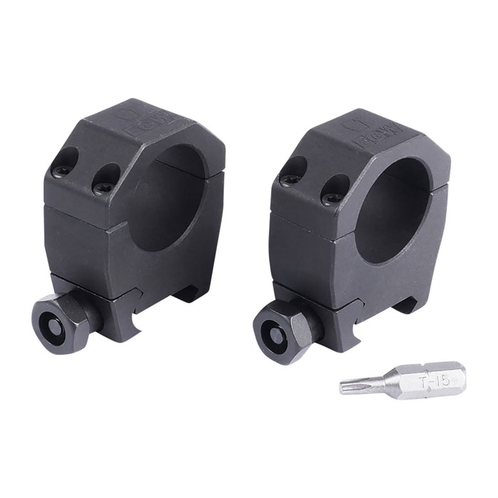 Evolution Gun Works Keystone 1" Medium Scope Rings Black .990