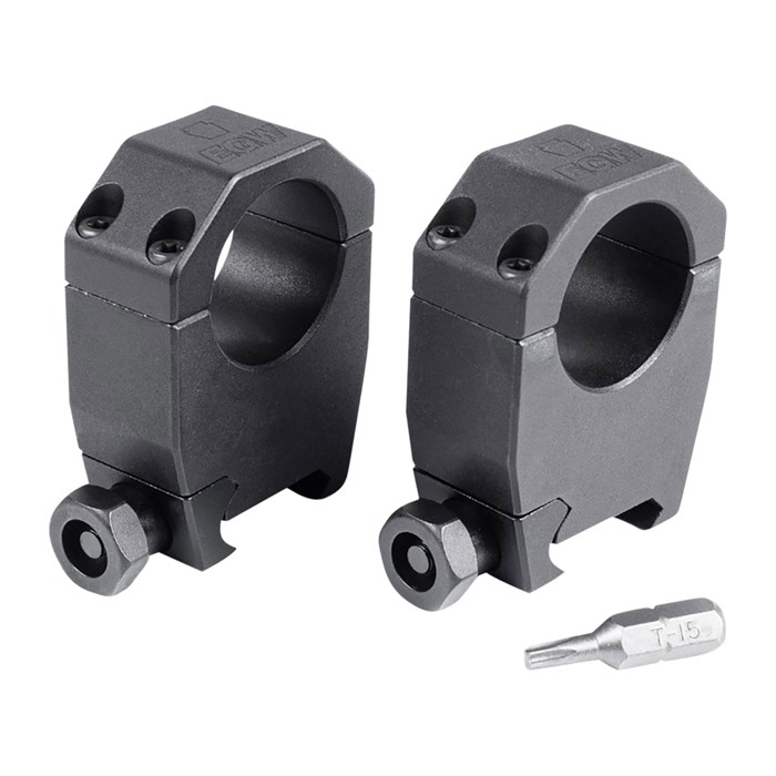 Evolution Gun Works Keystone Rings 1" 1.275" High Black