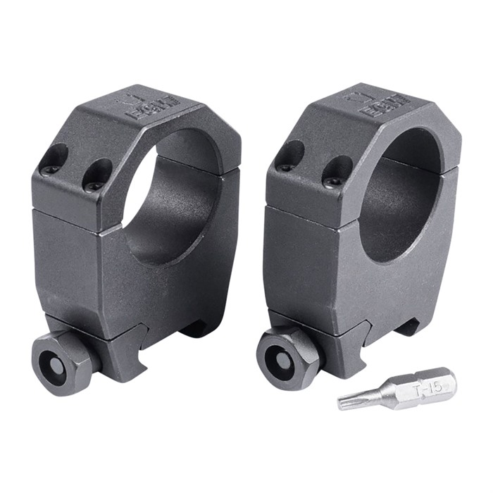 Evolution Gun Works Keystone 30mm Rings 1.275" High Black Scope