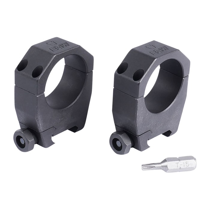 Evolution Gun Works Keystone Rings 34mm 1.5" Extra High Black