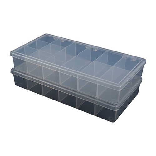 Brownells Storage Bin 12 Compartment 8-1/4"X4-1/4"X1-1/4" 2 Pack - Brownells