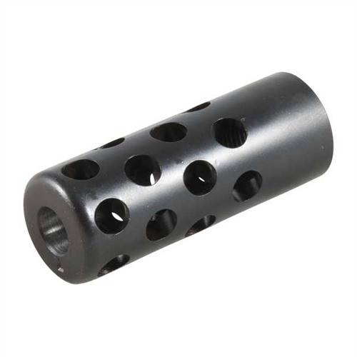 GENTRY CUSTOM QUIET MUZZLE BRAKE 7 MM 1/2-28 STEEL BLUED