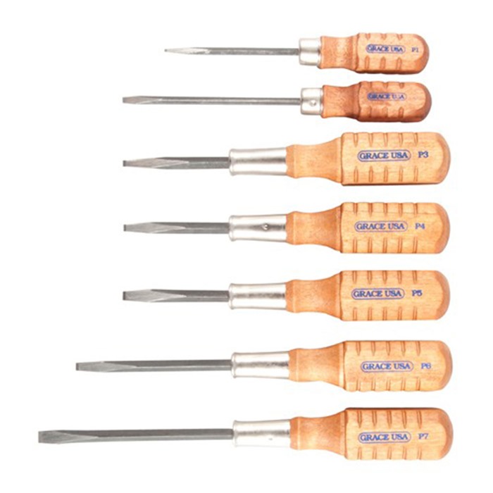 Grace USA Tools Screwdriver Set Guncare 7 Pieces Md: GRHG7