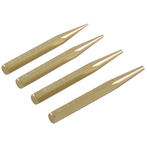 Grace USA Tools Brass Punch Set Starter 4 Pieces Md: GRBSP4