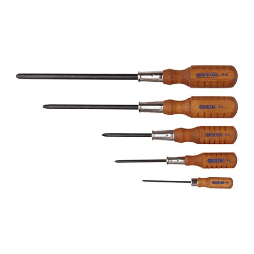 Grace USA Tools Screwdriver Set Phillips 5 Piece Md: GRSDP5