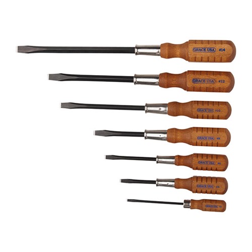 GRACE USA SD-WS7 7-Piece Wood Screwdriver Set