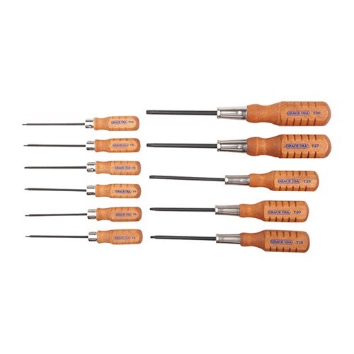 Grace USA GRSDSTAR11 Torx Head Screwdriver Set, 11-Piece