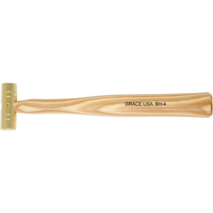 Grace USA Tools 4 Oz Brass Hammer Md: GRBH4