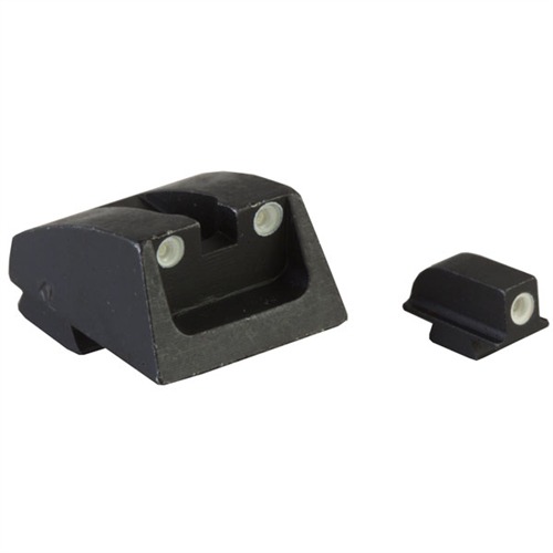 Meprolight 118013101 Tritium Night Sight Set Green/White Dot P14 LDA