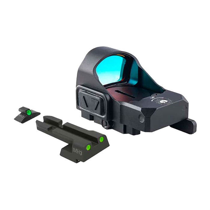 Meprolight 88070506 MicroRDS Red Dot Sight with QD Adapter & Backup Sights