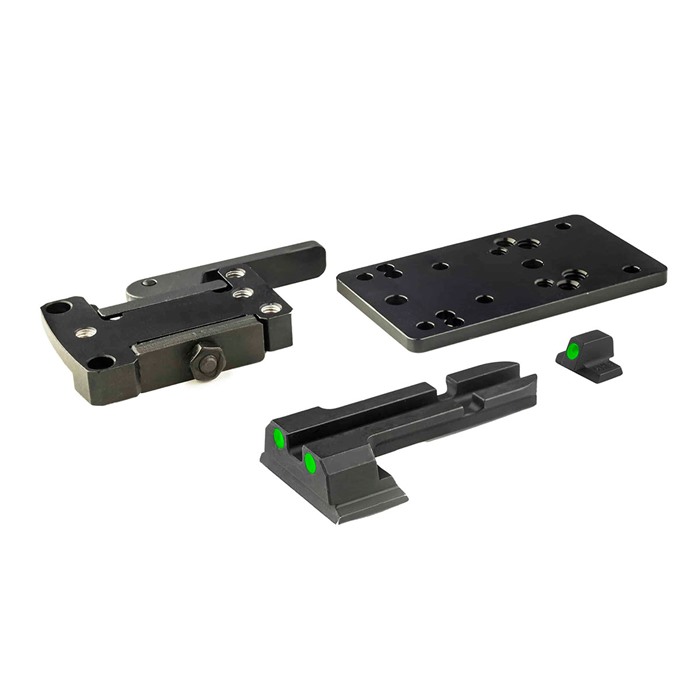 Mepro Light 88071500 MicroRDS QD Adapter with Backup Sights for Glock - Meprolight