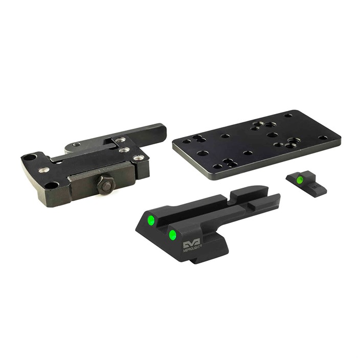 Mepro Light 88071505 MicroRDS QD Adapter with Backup Sights for H&K VP9