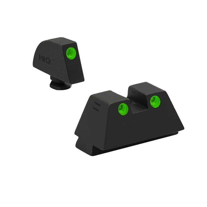 Meprolight 0102243191 Tru-Dot Night Sight Set Glock 9/40 Suppressor Height - Meprolight