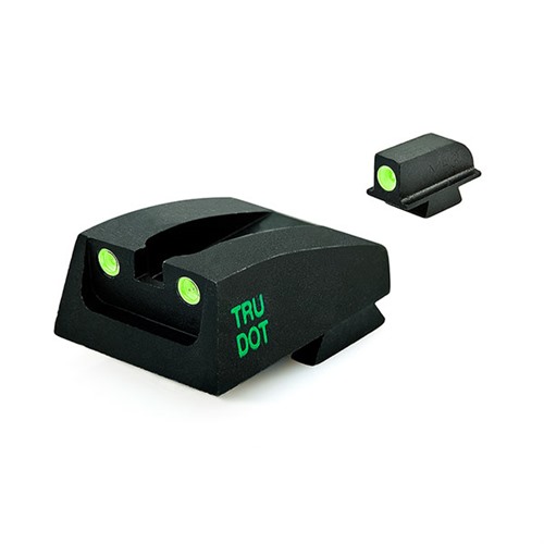 Meprolight 118023101 Tritium Night Sight Set Green Front/Rear LDA
