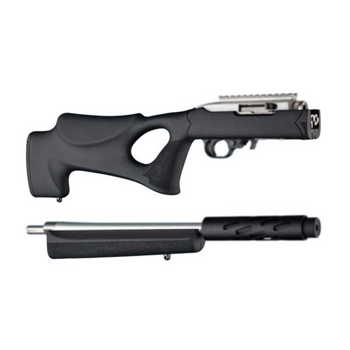Hogue Ruger 10/22 Takedown Thumbhole Rubber Stock Black - Hogue