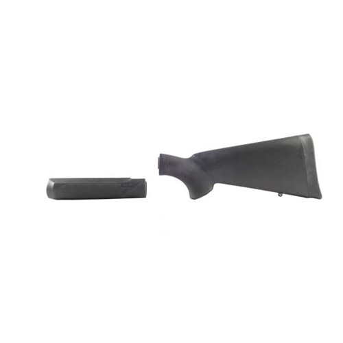 Hogue Mossberg 500 Overmolded Stock With Forend Kit Synthetic Matte Black-img-0