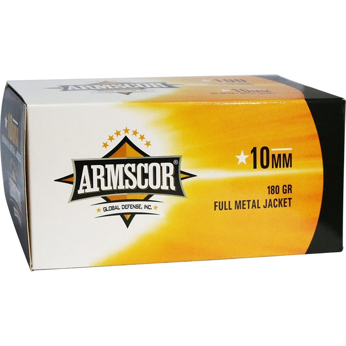 Armscor USA 10MM AUTO 180GR FULL METAL JACKET 100/BOX