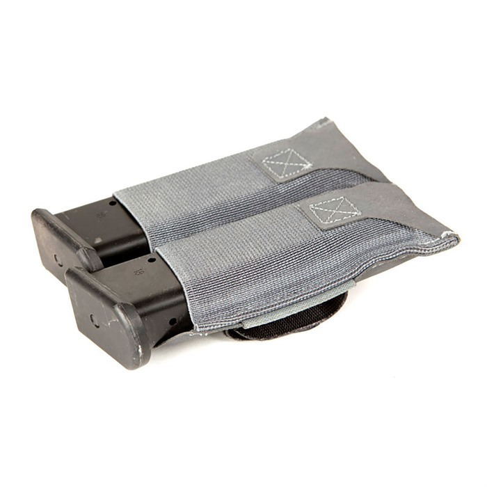 Blue Force Gear BT-TSP-PISTOL-2-WF Double Pistol Mag Pouch Wolf Gray